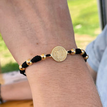 Cargar imagen en el visor de la galería, Pareja Pulseras San Benito Black & Red