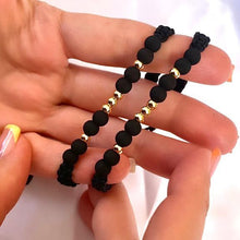 Cargar imagen en el visor de la galería, Pulsera Tejida Black x2