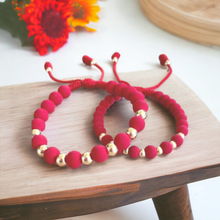 Cargar imagen en el visor de la galería, Pareja Pulseras Oro Laminado