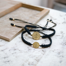 Cargar imagen en el visor de la galería, Pareja Pulsera San Benito Black
