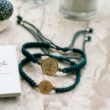 Cargar imagen en el visor de la galería, Pareja Pulsera San Benito Green