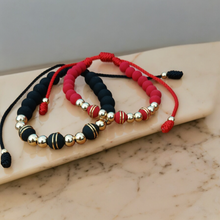 Cargar imagen en el visor de la galería, Pareja Pulsera SKYM Black & Red