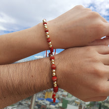 Cargar imagen en el visor de la galería, Pareja Pulsera Skym Red