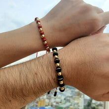 Cargar imagen en el visor de la galería, Pareja Pulsera Blay Black & Red