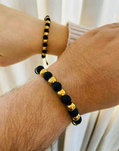 Cargar imagen en el visor de la galería, Pareja Pulsera Lavys Black