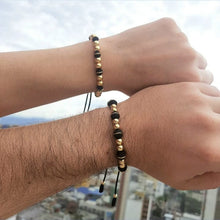 Cargar imagen en el visor de la galería, Pareja Pulsera Dayky Black