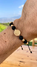 Cargar imagen en el visor de la galería, Pareja Pulsera San Benito Black