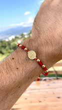 Cargar imagen en el visor de la galería, Pareja Pulsera San Benito Red