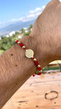 Cargar imagen en el visor de la galería, Pareja Pulsera San Benito Red