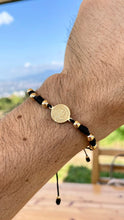Cargar imagen en el visor de la galería, Pareja Pulsera San Benito Black