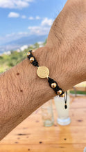 Cargar imagen en el visor de la galería, Pareja Pulsera San Benito Black